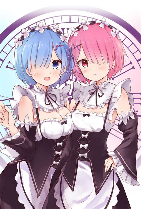 rem and ram|rem ram anime twins.